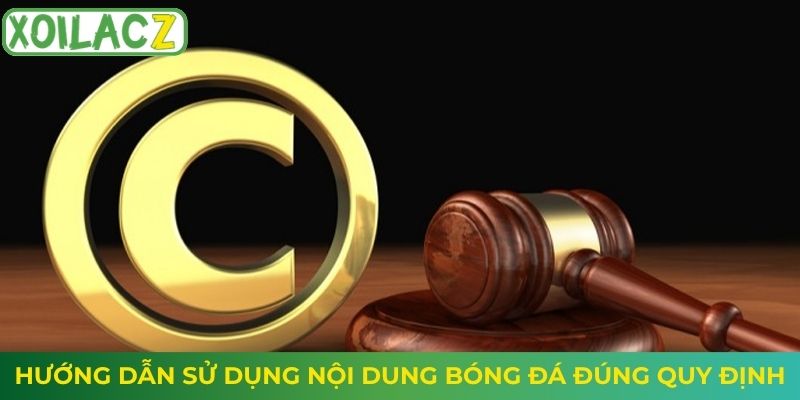 Hướng dẫn sử dụng nội dung bóng đá đúng quy định