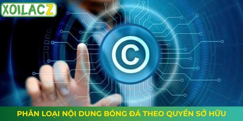Phân loại nội dung bóng đá theo quyền sở hữu
